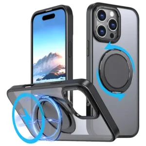 Capa Case Anti Impacto Padrão Militar com Anel 360 Magsafe Compativel Com iPhone Peining