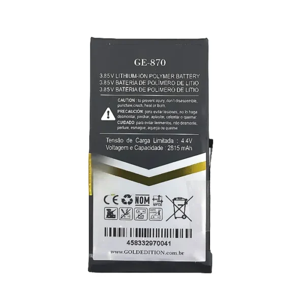 Bateria iPhone 12 Com Flex (GE-870 Gold Maximus) - Imagem 2