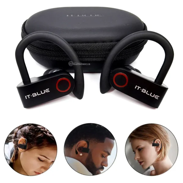 Fone De Ouvido Sem Fio It-blue Bluetooth 5.0 Le-2410 - Imagem 5