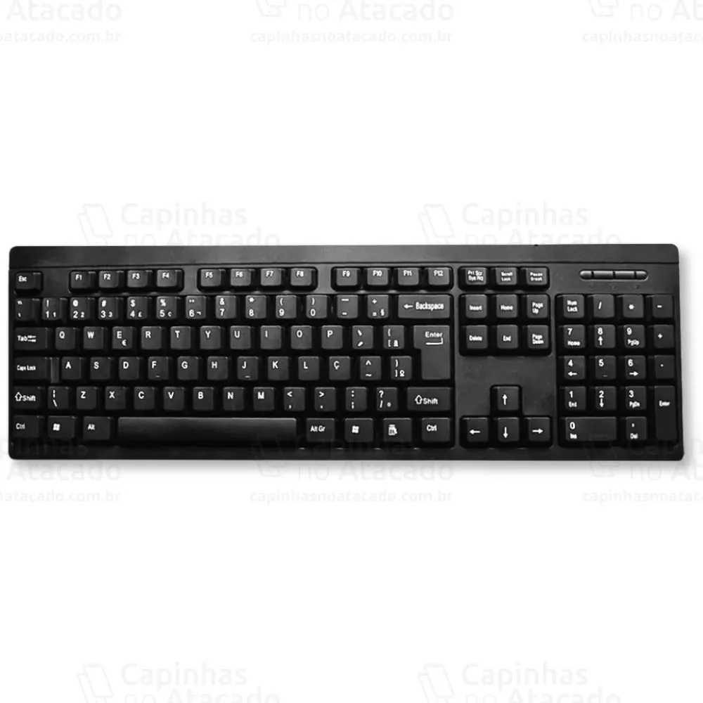Teclado com Fio Usb 2.0 ABNT2 para PC e Notebook KNUP - KP-TE148 - Imagem 3