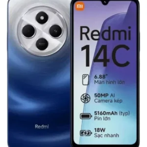 Smartphone Xiaomi Redmi 14C 256GB 8GB expansível até 16GB Dual SIM Tela 6.88