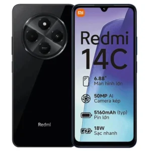 Smartphone Xiaomi Redmi 14C 128GB 4GB expansível até 8GB Dual SIM Tela 6.88