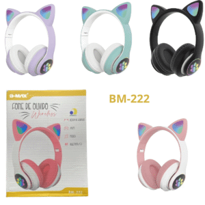 Fone Bluetooth de ouvido Gatinhho sem fio (B-max) BM-222