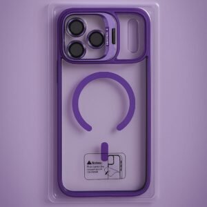 Capa MagSafe Com Suporte e Kit de Proteção de Lente de Câmera Disponível Iphone 17 até 17 pro max