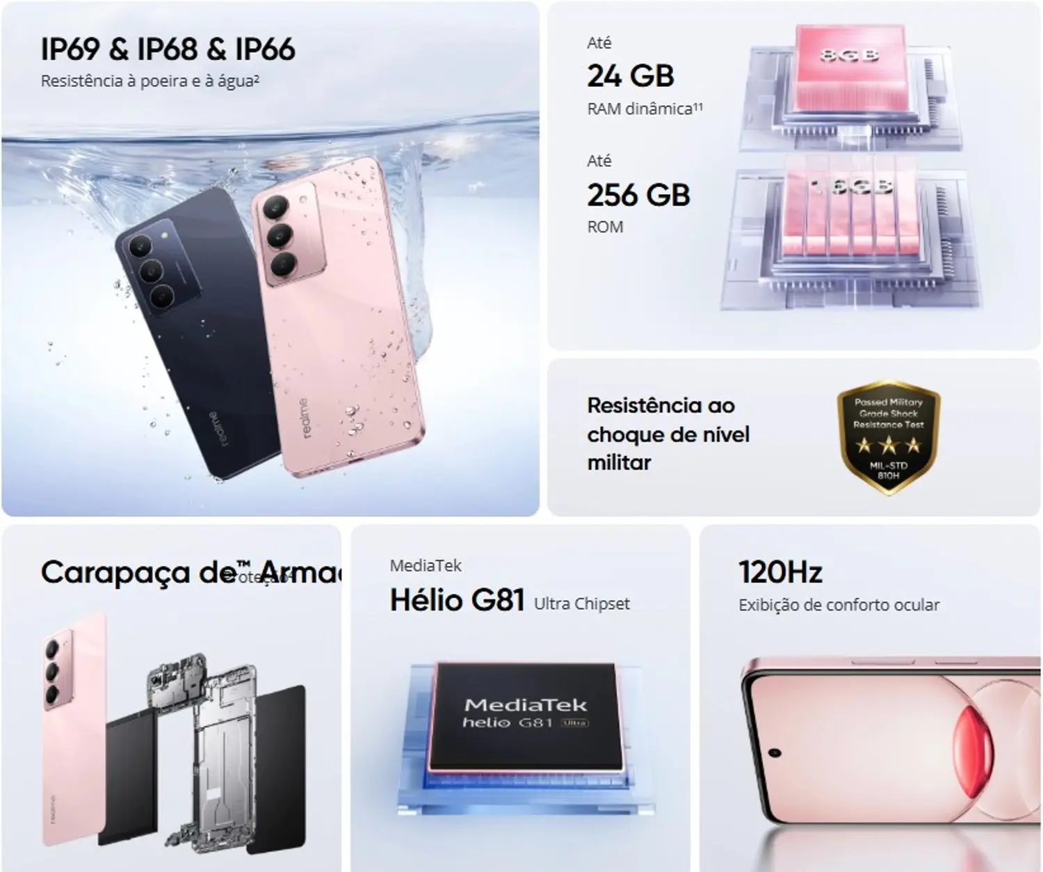 Celular Realme C75X Dual SIM 8GB RAM 256GB Com NFC - Imagem 5